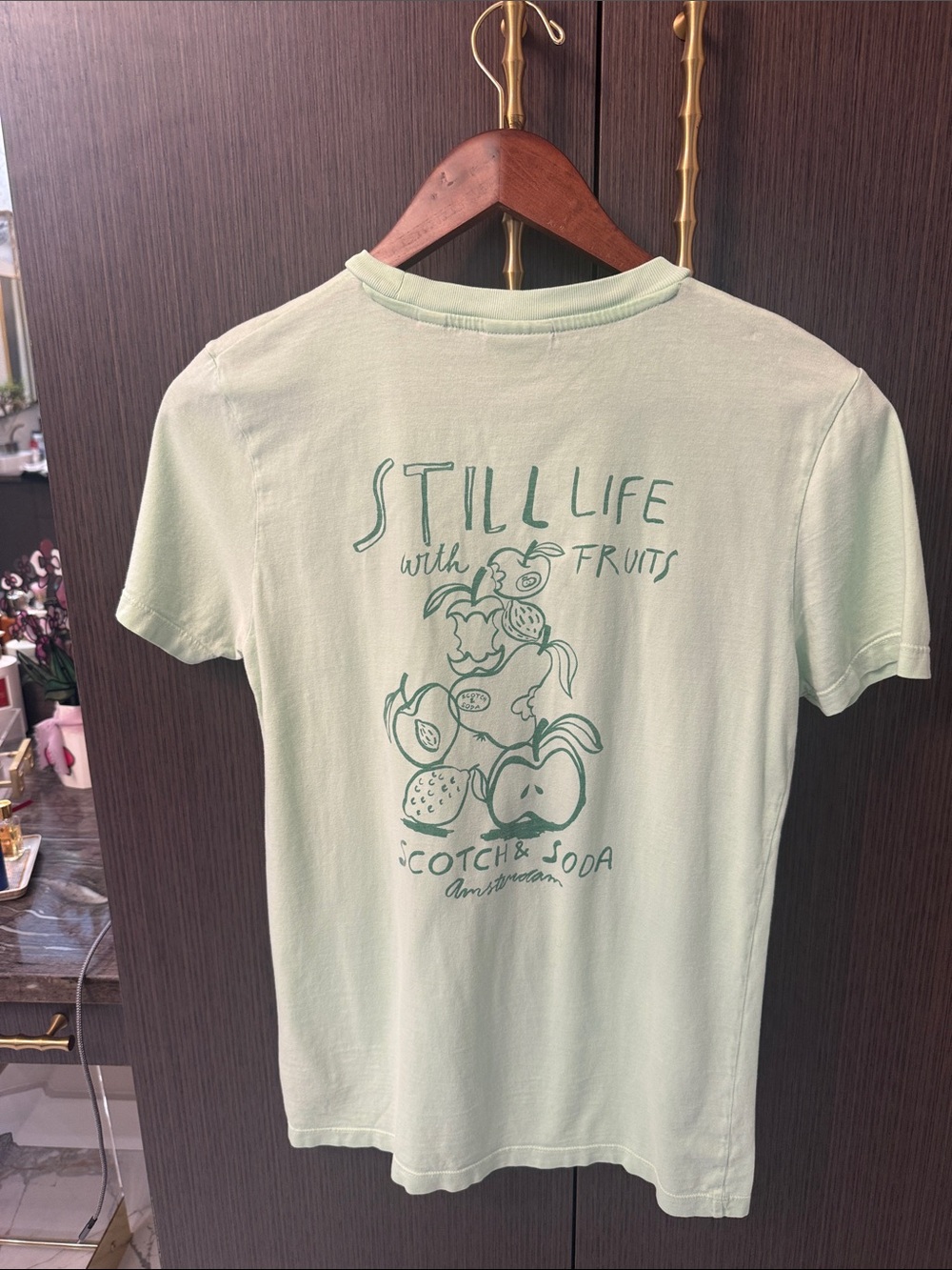 Scotch & Soda UNISEX Kids Mint Green Logo Short Sleeve Tee - Picture 16 of 17